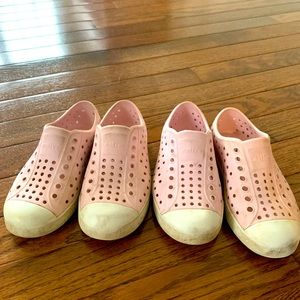 COPY - Two pairs size 10 PINK natives. Good used condition.